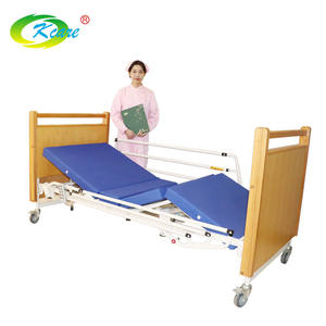 Kamar perawatan pasien orang tua medis kayu, tempat tidur perawatan klinik berputar - Product Image 6