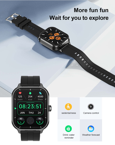 Montre connectée <span class=keywords><strong>2</strong></span>-en-1 D8Pro 2025 avec écouteurs sans fil, écran <span class=keywords><strong>2</strong></span>,01 pouces, musique BT, moniteur de fréquence cardiaque, suivi du sommeil, boussole, calendrier - Product Image 3