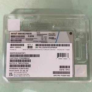 SSDPE2KX010T807 DC P4510 1TB 4TB 8TB 2,5 "U.2 PCIe 3,1x4 NVMe 3D2 TLC Enterprise SSD - Product Image 1