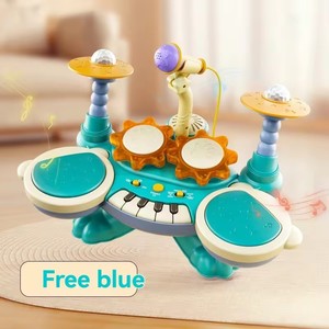 Table de jeu multifonctionnelle pour batterie jazz et piano électronique avec microphone filaire pour enfants - Product Image 6