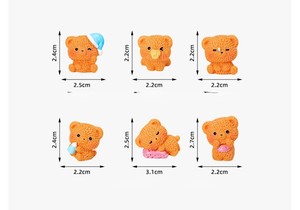 Produits Innovants : Adorables Ours en Résine Texturée, Modèles Truffes Nordiques Sereines, Artisanat en Résine pour Tableau de Bord de Voiture, Cadeau Animalier - Product Image 3