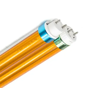 T8 Yellow LED tube lighting Anti UV LED tube 10-25w 2-5FT