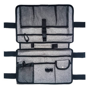 Sac de rangement portable personnalisé pour déambulateur, sac latéral pour fauteuil roulant, sac d'épicerie, organisateur pliable avec porte-gobelet - Product Image 3