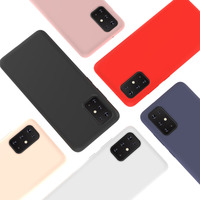 Coque en silicone liquide souple antichoc pour Samsung Galaxy A71, compatible avec Samsung Galaxy S7 S8 A51 A31 S20 S20 Ultra