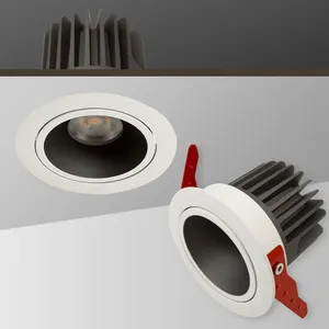 Không thấm nước IP65 thay đổi độ sáng thương mại Spotlight chống chói Trần Led Downlight trimless lõm xuống ánh sáng cho khách sạn downlights