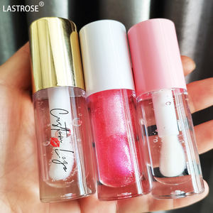 Aceite de labios vegano de Moq bajo Etiqueta privada Hidratante Brillo Rosa Sabor Cambio de color Labio Tinte de aceite regordete - Product Image 4