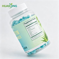 Gummies à la biotine pour cheveux, peau et ongles, soutien nourrissant pour la peau, 60 unités, complément alimentaire pour femmes enceintes, marque Huanjing, OEM