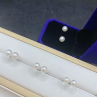 Collier, bracelet et boucles d'oreilles unisexes en argent sterling avec perles d'eau douce naturelles blanches de 9-10 mm, style punk, pour soirée