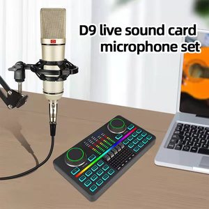 Tarjeta de sonido en vivo Game K song, almacenamiento personalizado, reducción de ruido, ajuste de sonido para ordenador móvil - Product Image 4