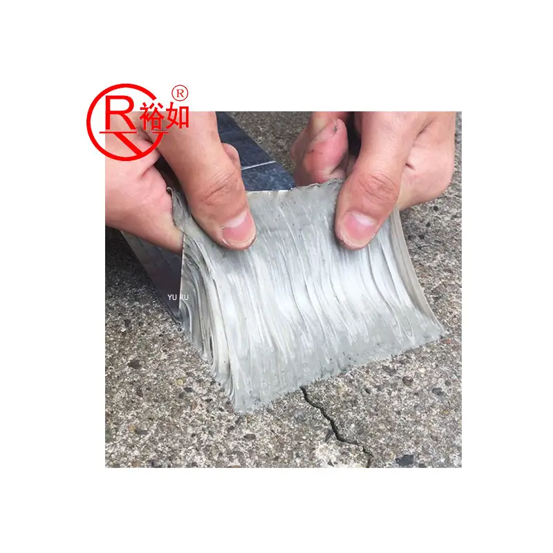 1.0mm *10cm *5M Yu Ru Basement Aluminum Foil Water Stop Leakage Rubber Butyl Tape