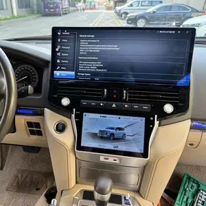 08-22 cho TOYOTA LAND CRUISER lc200 tất cả-trong-một 17inch điều hướng toàn cảnh Hình ảnh máy lớn điều khiển trung tâm Màn hình Carplay - Product Image 4