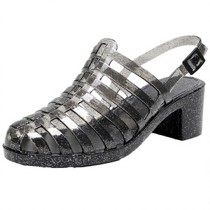 Sandalias de Plataforma Transparentes de Cristal, Ligeras y Transpirables, con Tacón Alto, para Mujer, Ideales para Fiestas - Product Image 2
