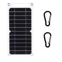 AIsmartLink Efficient Power - Panel Solar Portátil Plegable de 6W, Bolsa Cargadora para Uso en Exteriores, Carga USB para Exteriores
