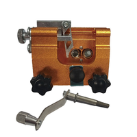 Affûteur de chaîne de tronçonneuse à manivelle, outil de ponçage manuel portable en alliage d'aluminium, OEM pour le travail du bois et le jardinage