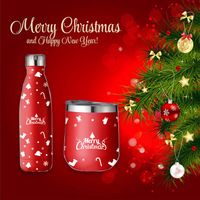 AI-MICH Manufacturer Wholesale Factory Double Wall Water Wholesale Water Bottles No Minimum Custom Logo Portable Water Bottle