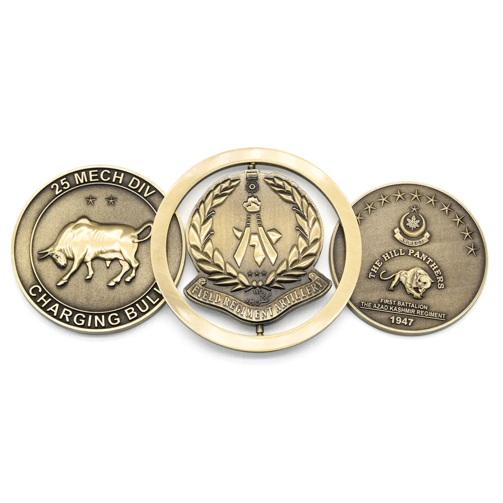 프로모션 스탬핑 맞춤 기념 오래된 금속 도전 동전 3d 파키스탄 골동품 동전