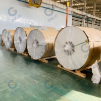 Rouleau géant de papier aluminium souple de marque DMJD, qualité alimentaire, pour boulangerie, pâtisserie, vente en gros, écologique, prix usine, vendu par tonne métrique