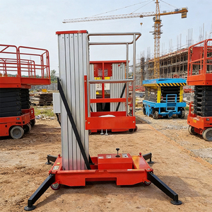 CE Certificated Factory <strong>Price</strong> 4m 6M 8M 10M Personal Lift Ladder Single Mast Electric Lifting Aluminum Alloy Man Lift Platform - Product Image 1