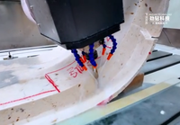 Machine de sculpture sur pierre CNC 5 axes à structure stable, broche à refroidissement par eau, pour la gravure de statues en relief 3D, routeur CNC