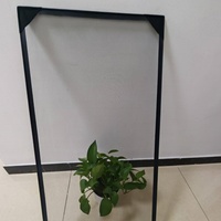 XFD Moustiquaire de fenêtre pliable en fibre de verre à bords renforcés, directement de l'usine, installation facile, OEM, taille personnalisée, commande en gros