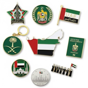 Pin de Solapa Personalizado con Logotipo Profesional, Artesanía en Metal, Pins Esmaltados de Arabia Saudita para el Día Nacional, Emiratos Árabes Unidos, Omán - Product Image 1