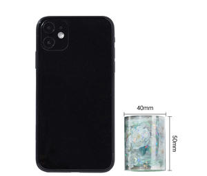 1 Rollo <span class=keywords><strong>de</strong></span> Cinta Adhesiva PET Serie Flor y Poesía, Diseño <span class=keywords><strong>de</strong></span> Concha Floral, Material para Manualidades, Decoración, Pegatinas en Bucle - Product Image 6