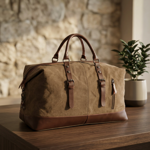 Bolsa de Cintura para Teléfono, de Cuero Crazy Horse, Estilo Vintage, Impermeable, Resistente, Reutilizable, Portátil, para Exteriores, Marca Rub International - Product Image 2