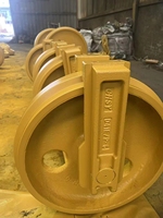 Pièces de rechange pour engins de terrassement : Galet de roulement avant pour bulldozer D65 D6H D50 D31, remplaçable, 50Mn/40Mn2 HRC52-58