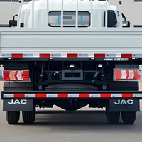 Camion léger JAC neuf de 5 tonnes, 4x2, 6 roues, conduite à gauche/droite, diesel, plateau plat, pour la livraison de marchandises