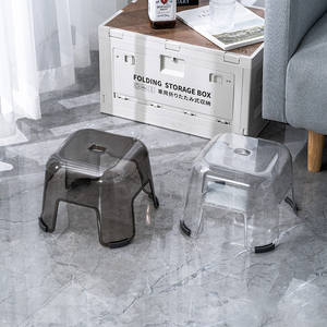 <span class=keywords><strong>Tabouret</strong></span> rond en plastique transparent en gros, empilable, antidérapant, facile à transporter, multi-usages, pour la maison, le <span class=keywords><strong>bureau</strong></span>, la salle <span class=keywords><strong>de</strong></span> bain - Product Image 2