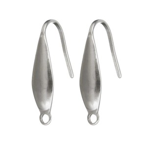 Crochets d'oreille en acier inoxydable, forme feuille de diamant, forme en U, pour la fabrication de boucles d'oreilles, couleur or, accessoires de bijoux unisexes 00332 - Product Image 5