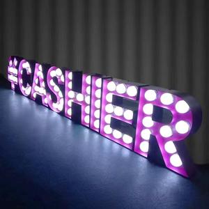 Fabricant personnalisé extérieur avec lettres lumineuses chiffres de chapiteau de 5 pieds grandes lettres de chapiteau de 4 pieds - Product Image 2