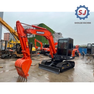 Hot Selling Korea Original Used Doosan DH55 5.5t Ton Mini Construction Excavator for <b>Small</b> Construction with Factory Price - Product Image 2