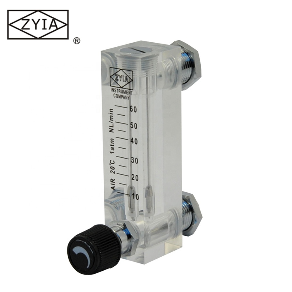 LZM-6T Adjusting Valve Liquid Flowmeter - Stainless Steel