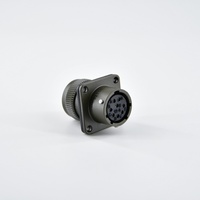 Connecteurs circulaires MS3110E12-8S à 8 positions, fiche femelle à souder, série KPT, étanches, pour l'aérospatiale, IP67, 1200V, en cuivre