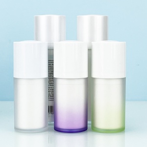 Airless <b>Pump</b> <b>Bottle</b> Serum Lotion Twist <b>Pump</b> <b>Bottle</b> 15ml 30ml 50ml Round Airless <b>Bottle</b> With <b>Pump</b> Cosmetic Skin Care Packaging - Product Image 2