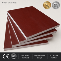 Feuille stratifiée personnalisée 3025 marron en bakélite phénolique et tissu de coton pour isolation électrique haute tension