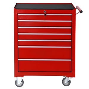 Mobile <b>Tool</b> <b>Cabinet</b> With 5 Drawers 360 Degree Swivel Casters For Auto Repair Workshop - Product Image 2
