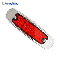 Feux latéraux LED 24V pour voiture, feux de signalisation LED 12V pour camion, feux de gabarit latéraux pour camion, feux d'avertissement de virage pour remorque et camping-car - Vente chaude