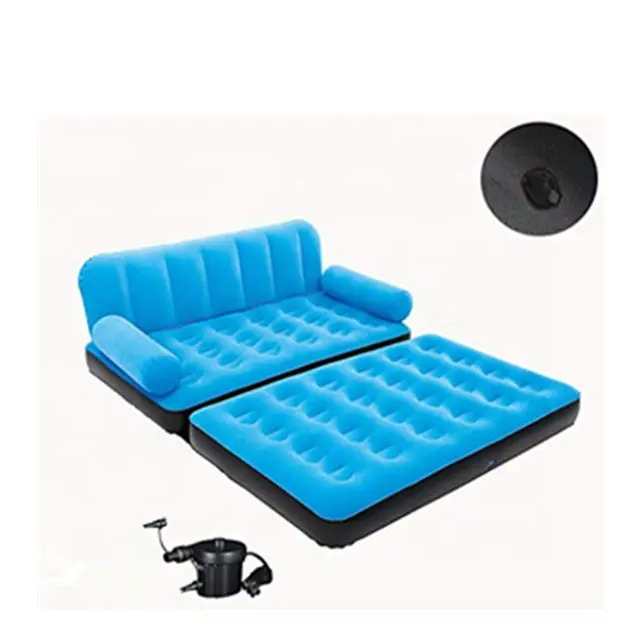 double sleeping multi-function flocking sofa cum bed