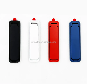 MAITRE Mini support de téléphone portable pliable en alliage de zinc Ultra mince 3.5mm Portable <span class=keywords><strong>Invisible</strong></span> Desktop Fit 4.95-6.43 Inch Phones - Product Image 3