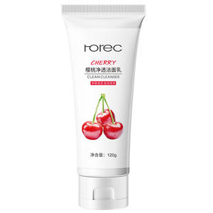 OEM ROREC Priavte Label Korea Perawatan Jerawat Aloe Vera Cherry Lemon Pembersih Pelembab Wajah Cuci Perawatan Kulit Pembersih Wajah - Product Image 6