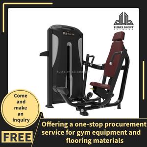 Máquina de gimnasio de fuerza selectorizada Equipo de culturismo de fitness-Máquinas de selección de carga de pasador de prensa de pecho para uso en gimnasio - Product Image 2