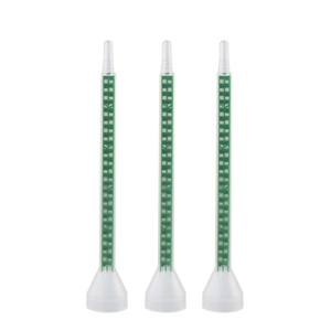 Mezclador estático de resina, boquillas de mezcla, epoxi <span class=keywords><strong>Duo</strong></span> de <span class=keywords><strong>verde</strong></span> Rectangular, 06-24 (boca de campana) - Product Image 1