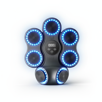 Machine de boxe musicale intelligente murale avec éclairage LED, compteur numérique, entraîneur de boxe, protection respirante en mousse ABS pour toutes les saisons