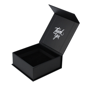 Caja de Presentación de Papel Negro Personalizada con Cierre Magnético para Tarjetas de Visita, Caja de Regalo para Tarjetas de Crédito - Product Image 1