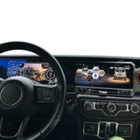 Dijital küme sanal kokpit araba multimedya oynatıcı için Jeep Wrangler J-MAX JL Jeep Wrangler 4xE Wrangler Rubicon 4xe