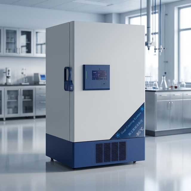 -86℃ Ultra-Low Temperature Freezer with Dual-Cooling System & VIP Insulation