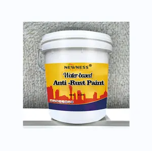 Muestra gratis de pintura intermedia de óxido de hierro epoxi a base de agua imprimación roja para agente resistente a la corrosión de tuberías petroquímicas