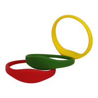 Bracelet de paiement sans contact RFID personnalisé, 13,56 MHz, étanche, 1k 4k, bracelets NFC pour la natation, parc aquatique
